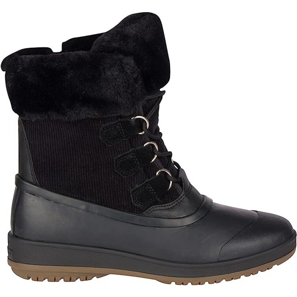 Sperry Women's Pacifica Alpine Snow Boot STS84461‎ Black Sz 6
